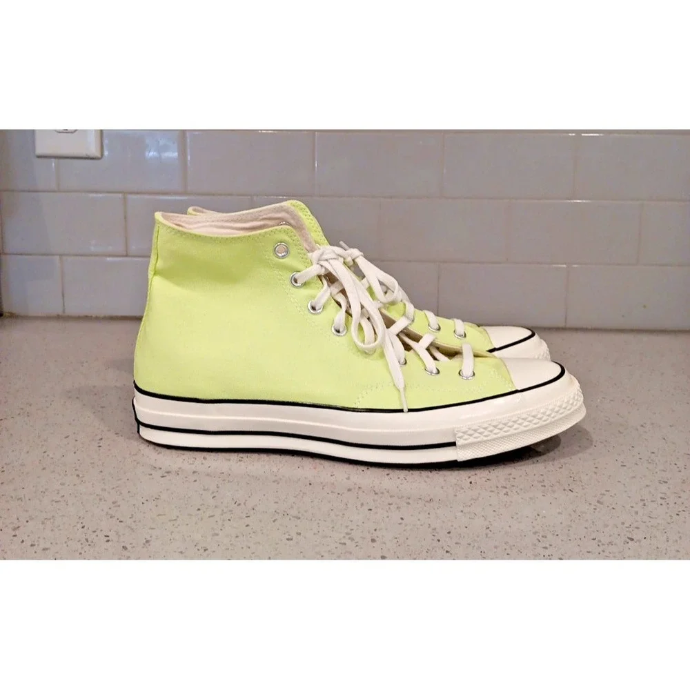 Converse Chuck Taylor 70 Canvas Hi Top Sneakers Citron This A07428C Mens Size - Picture 2 of 10